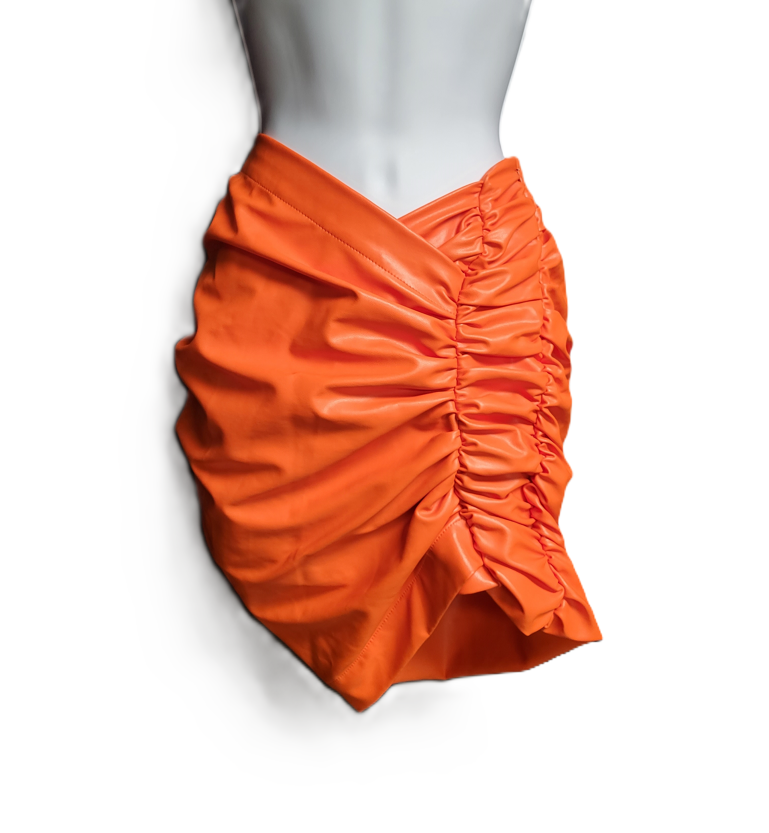 Michael Costello x REVOLVE Torin Mini Skirt in Orange SIZE SMALL