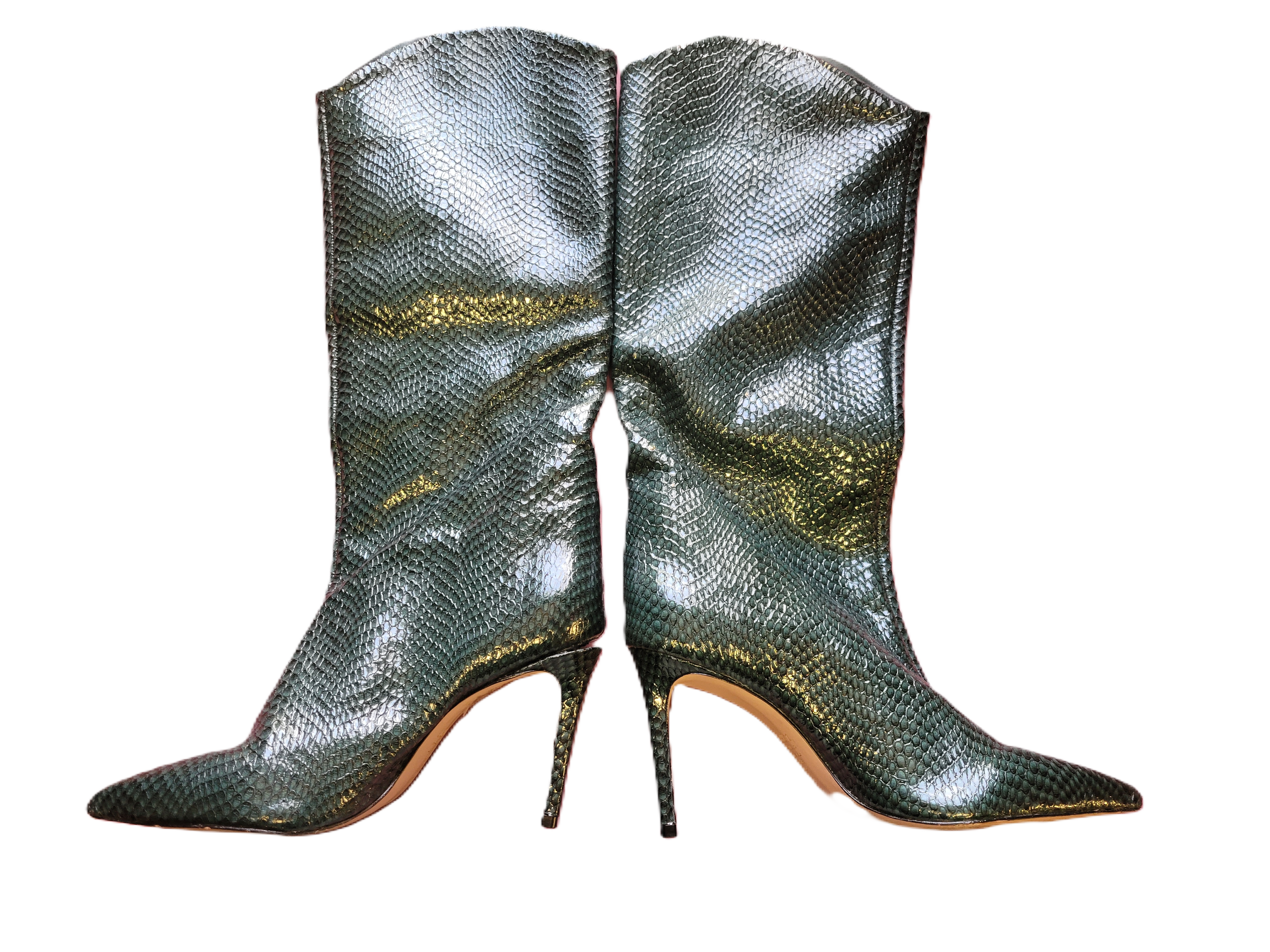 Schutz Maryana Boot in Posy Green Women's Size 8.5 -Used