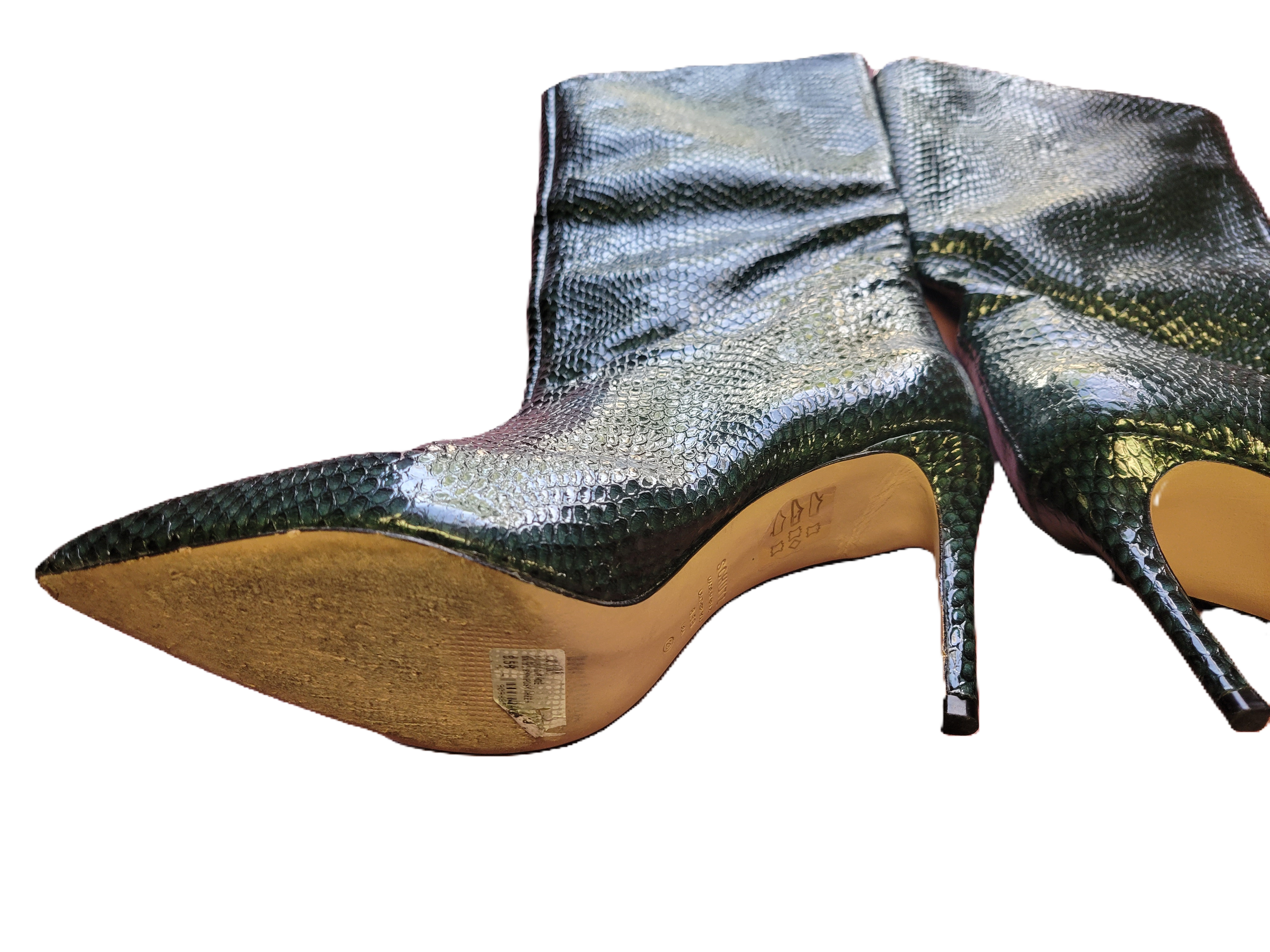 Schutz Maryana Boot in Posy Green Women's Size 8.5 -Used