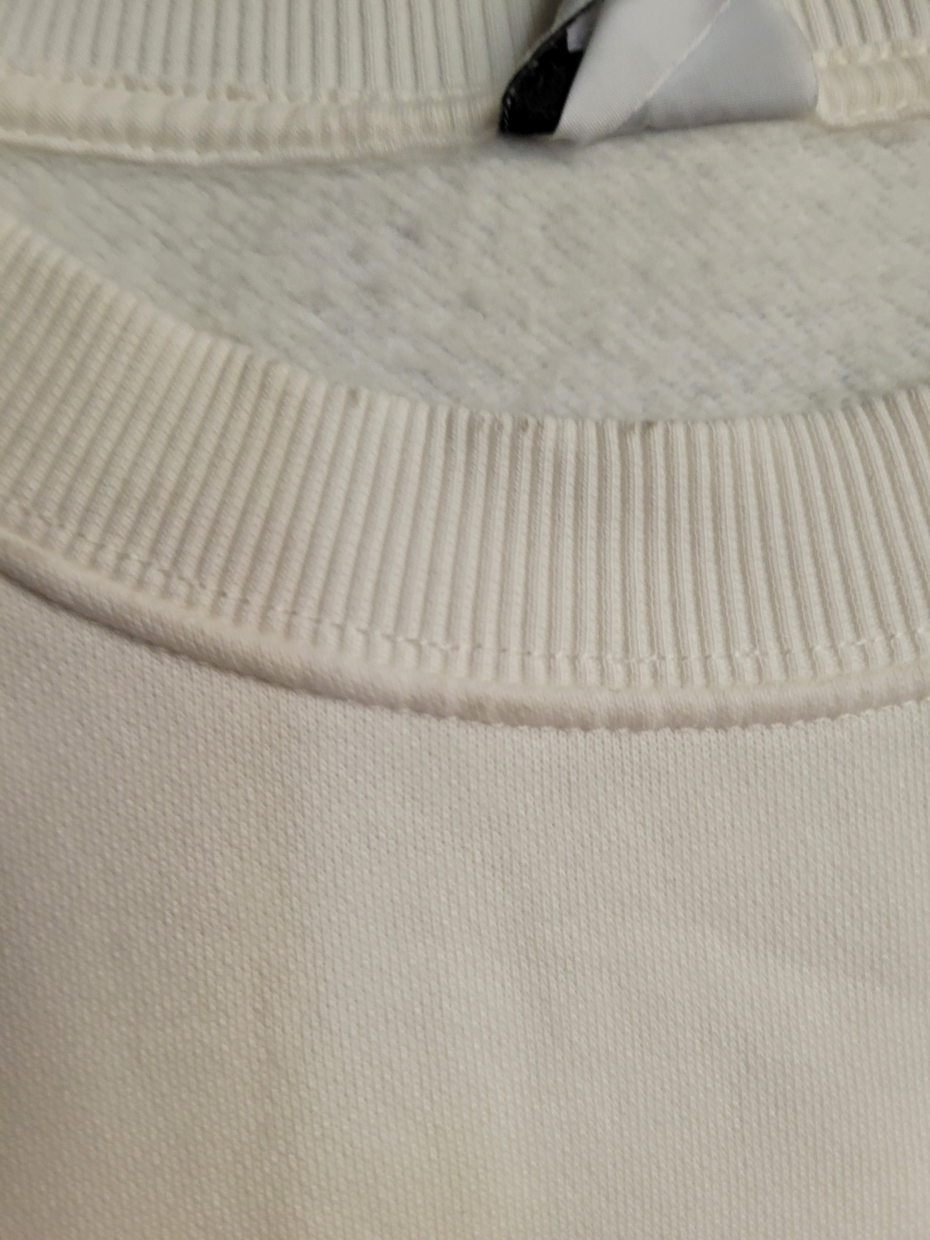 Nike NSW Fleece Crewneck Sweatshirt in Sail & Black Size Small
