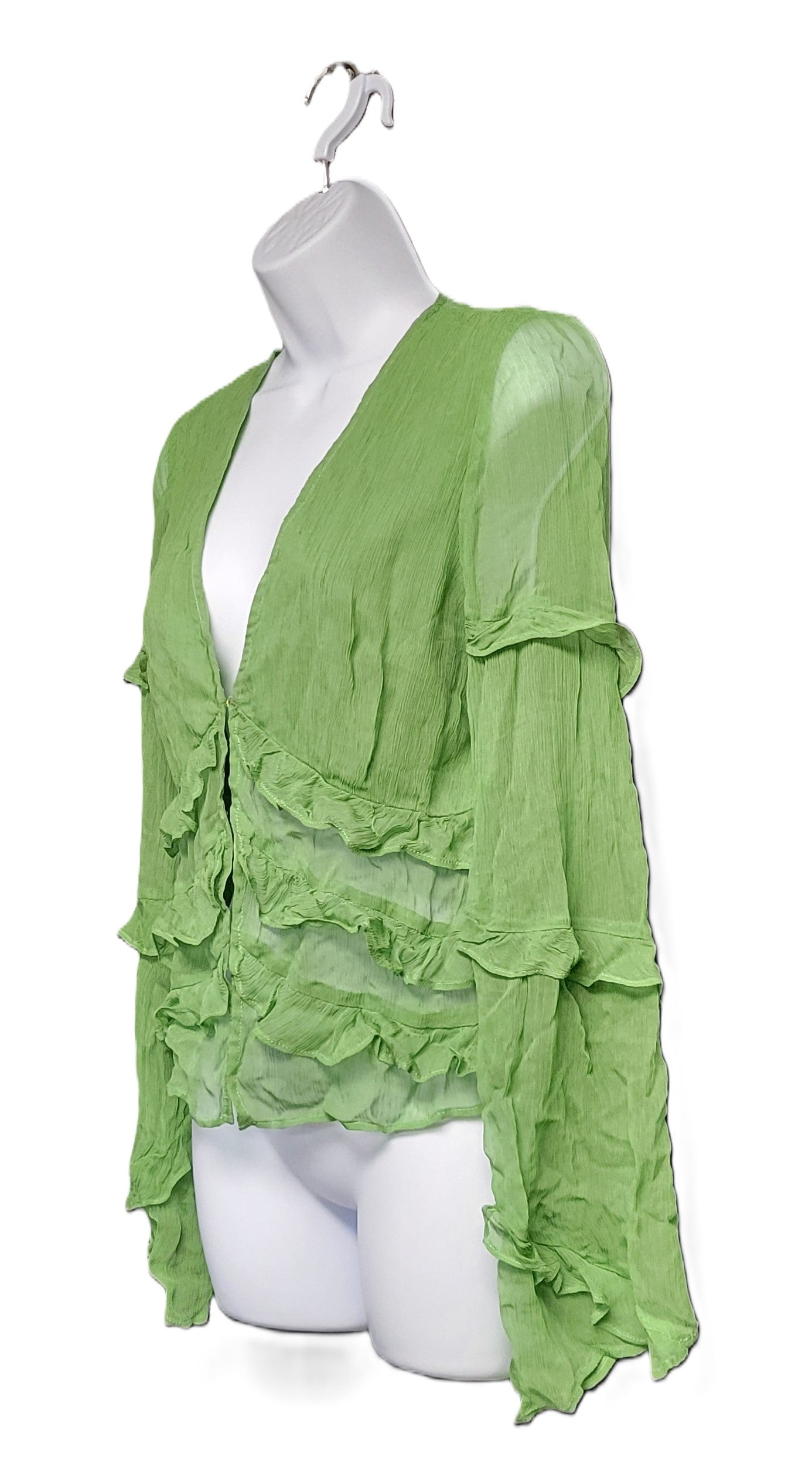 House of Harlow 1960 x REVOLVE Maxime Blouse in Light Green Size Small