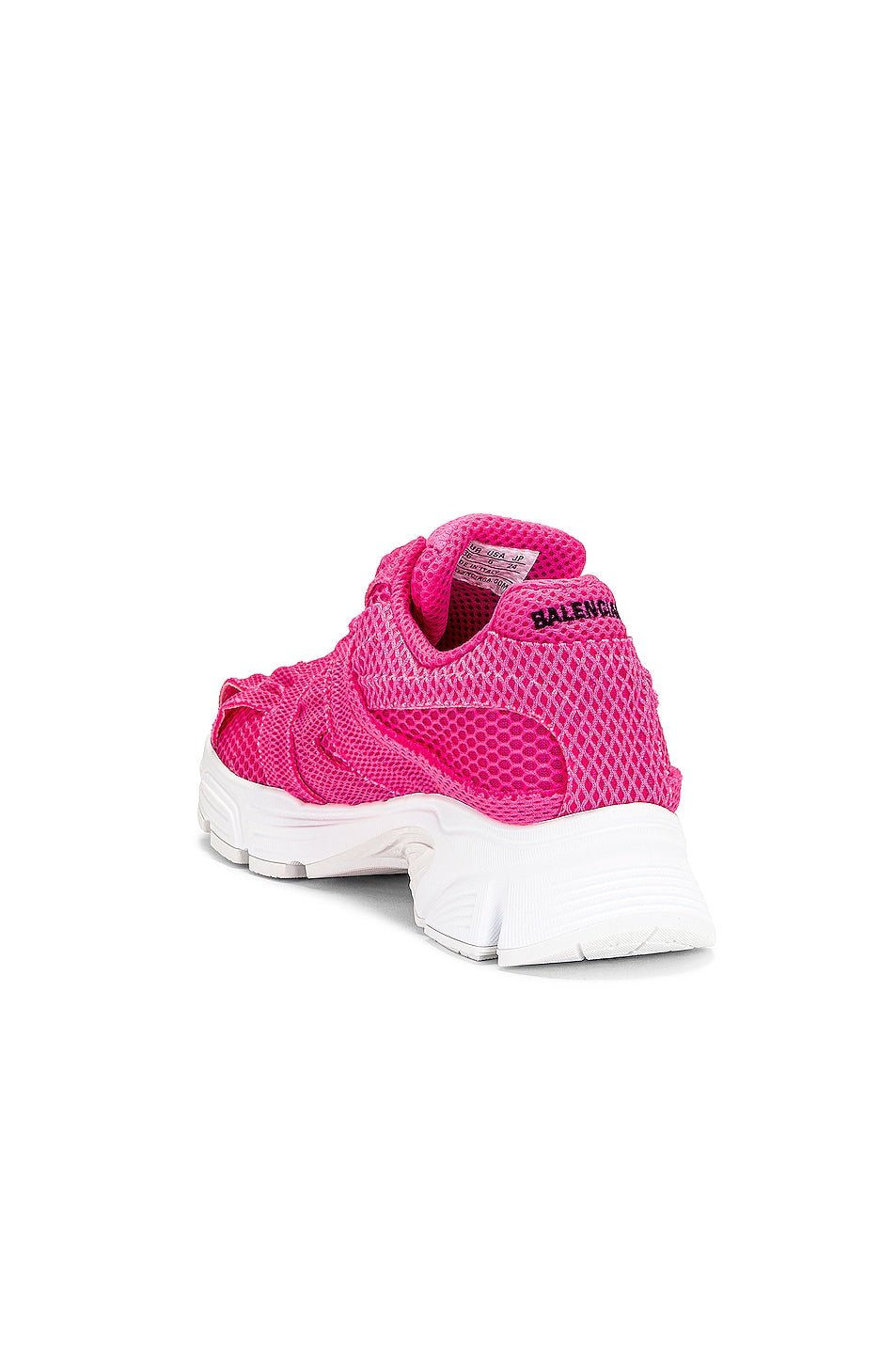 Balenciaga Women's Phantom Sneaker in Pink Fluo & White SIZE 41