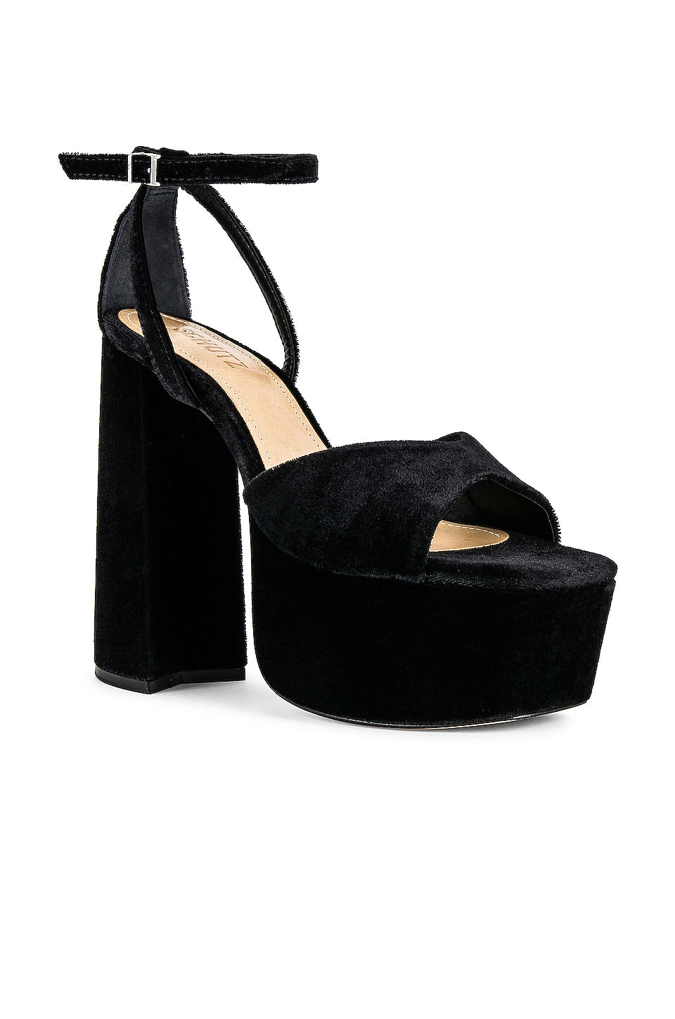 Schutz Aryia Platform Sandal in Black SIZE 8