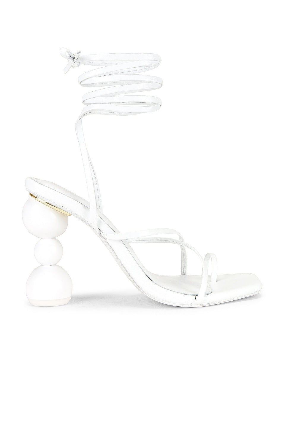 Song of Style Gelato Heel in White SIZE 6