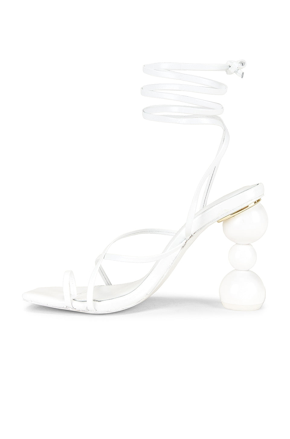 Song of Style Gelato Heel in White SIZE 6