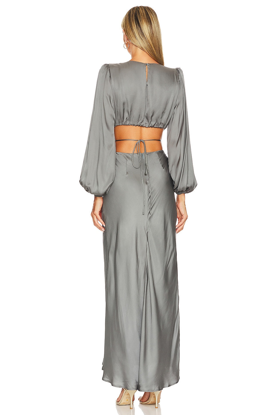ASTR the Label Quinn Maxi Dress in Sage SIZE SMALL