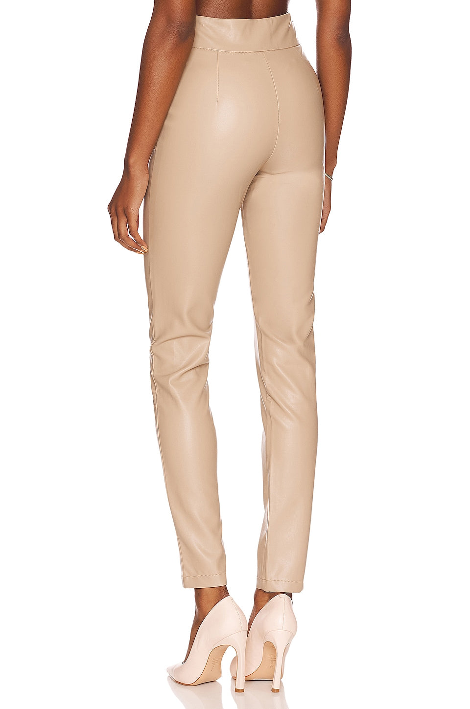 superdown Adonia Zipper Front Pant in Taupe SIZE SMALL