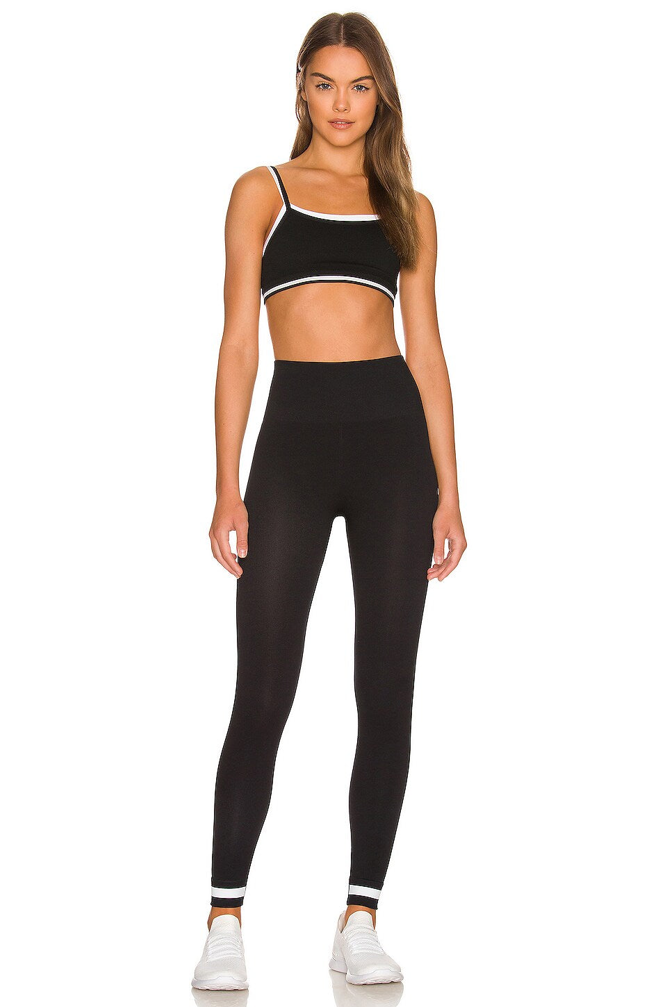 THE UPSIDE Seamless Midi Pant in Black SIZE LARGE