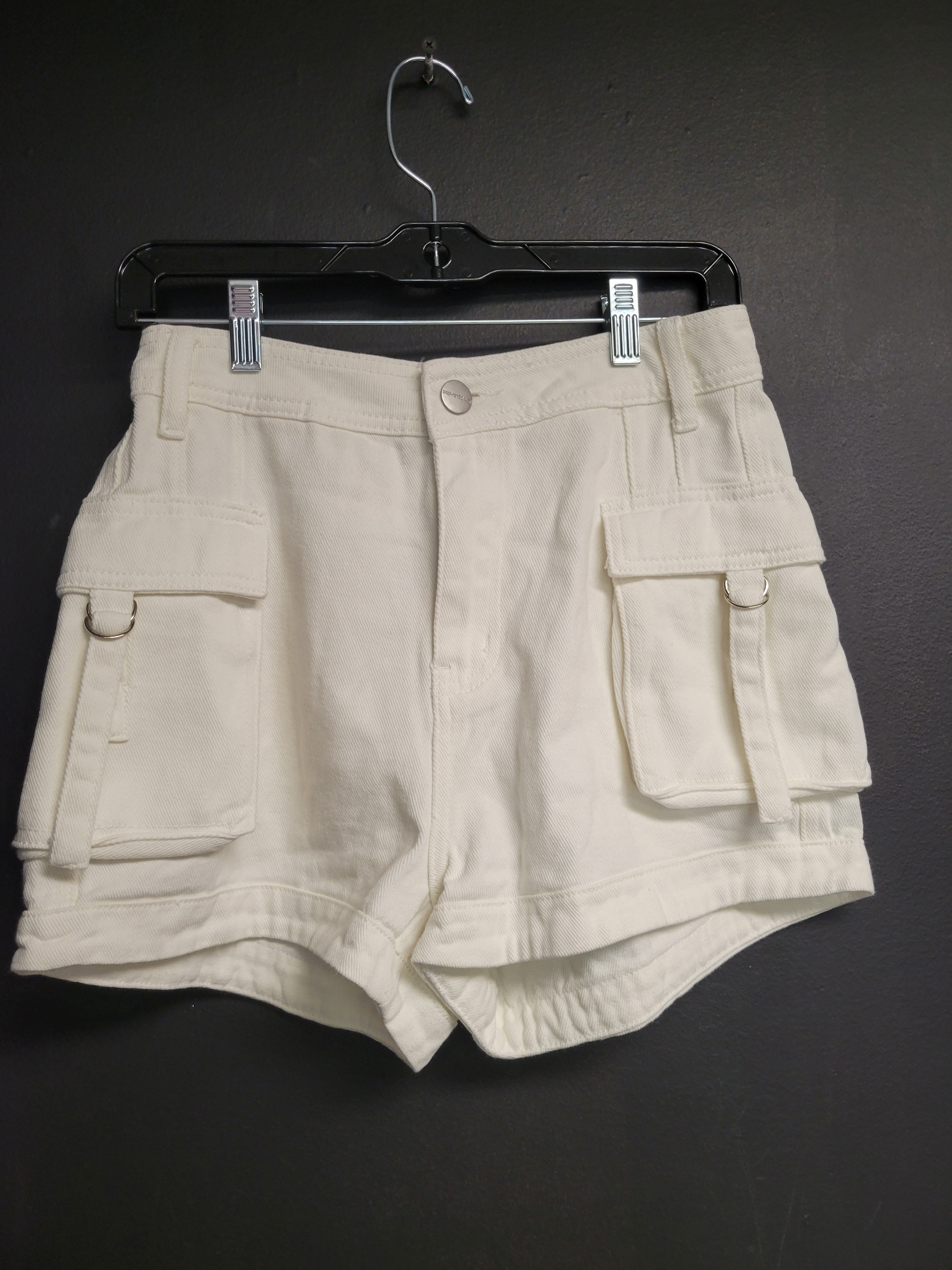 superdown Janice Cargo Short in White SIZE 27