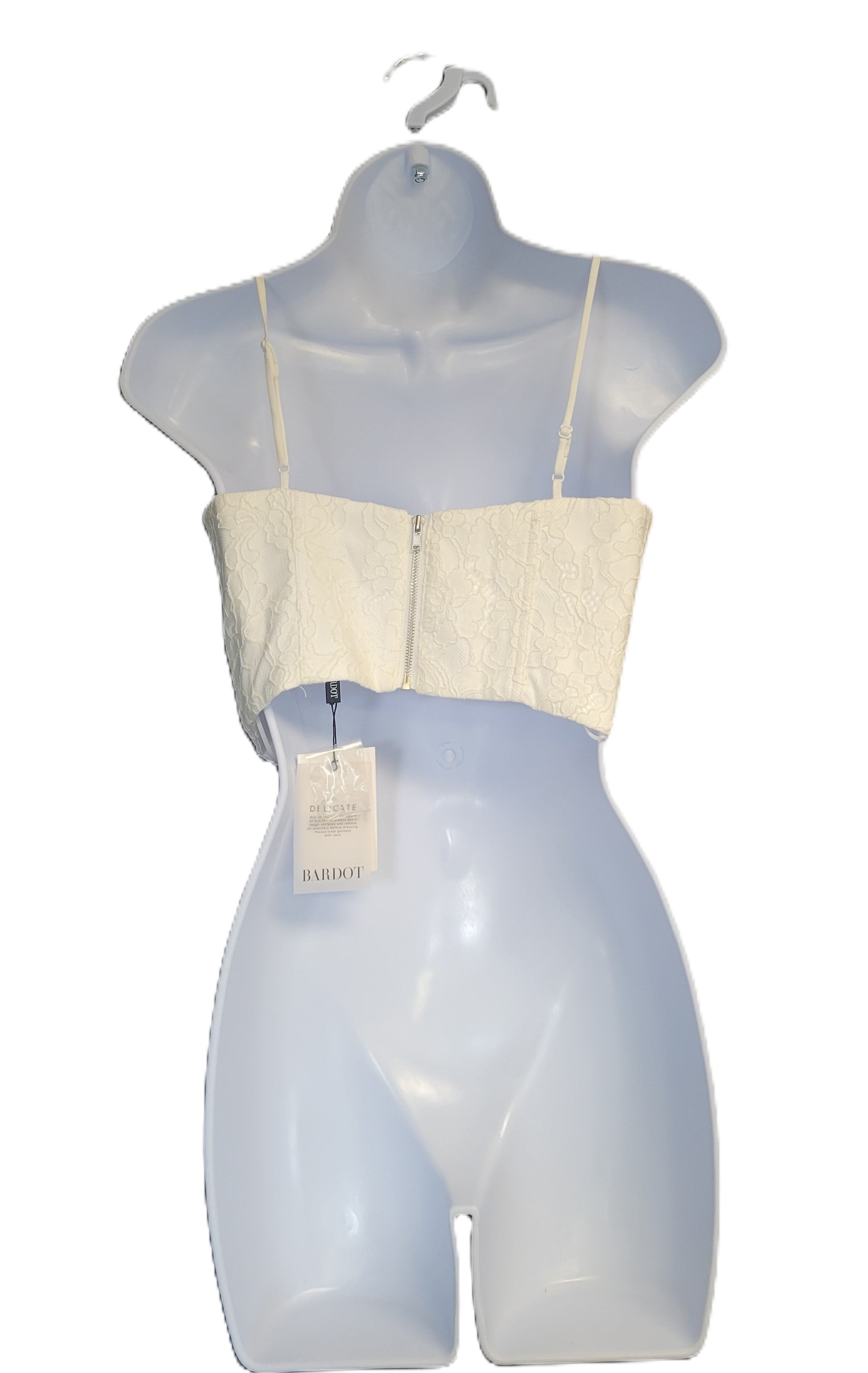 Bardot Luminary Corset in Orchid White Size 4