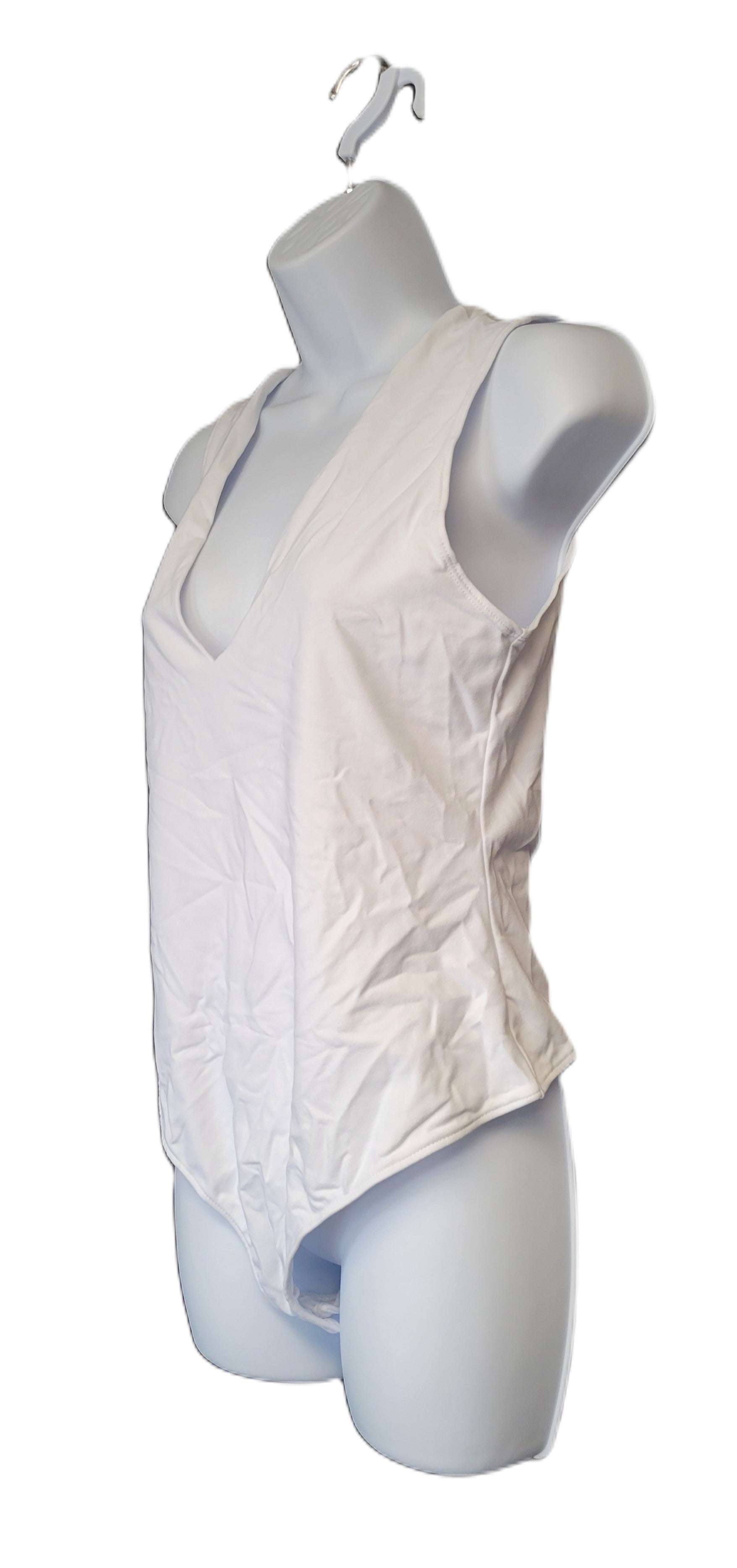 Free People Keep It Sleek Bodysuit in White Size Large