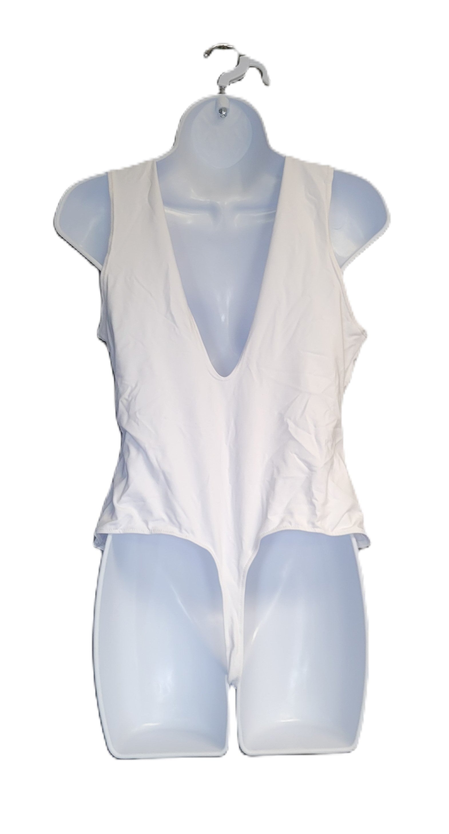 Free People Keep It Sleek Bodysuit in White Size Large