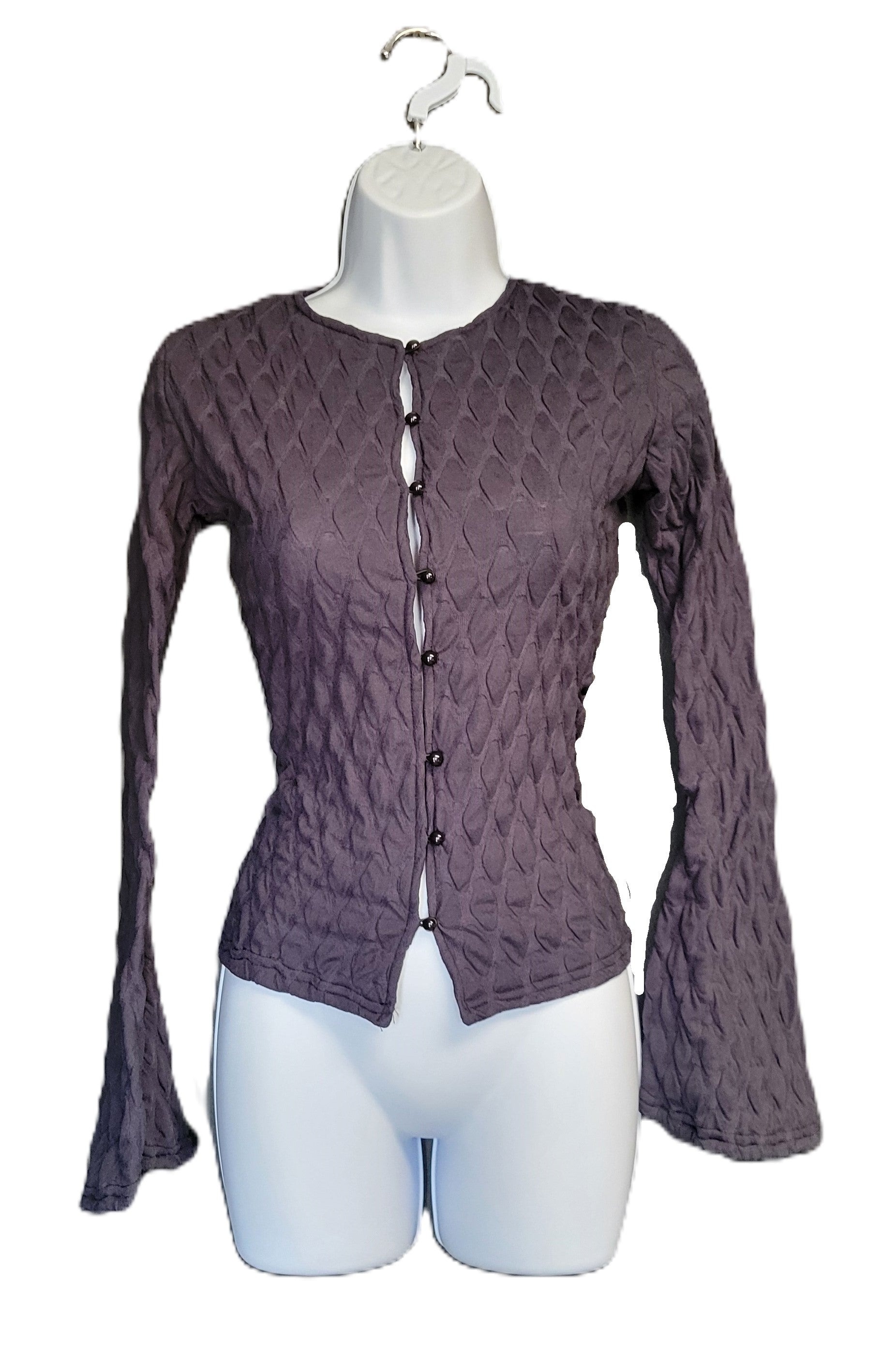Musier Paris Alienor Top in Anthracite Grey Size 36/4