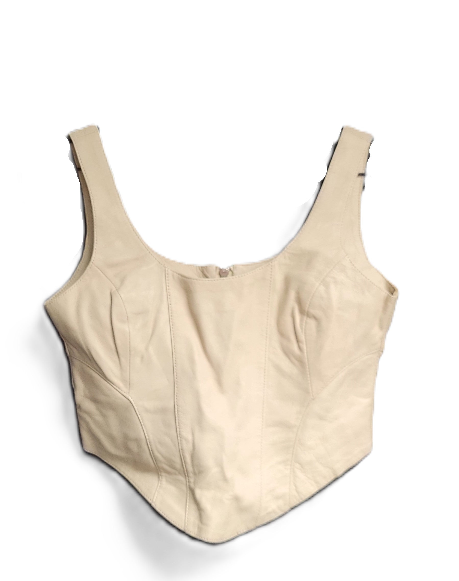 Understated Leather x REVOLVE Mustang Bustier in Cream Size Medium