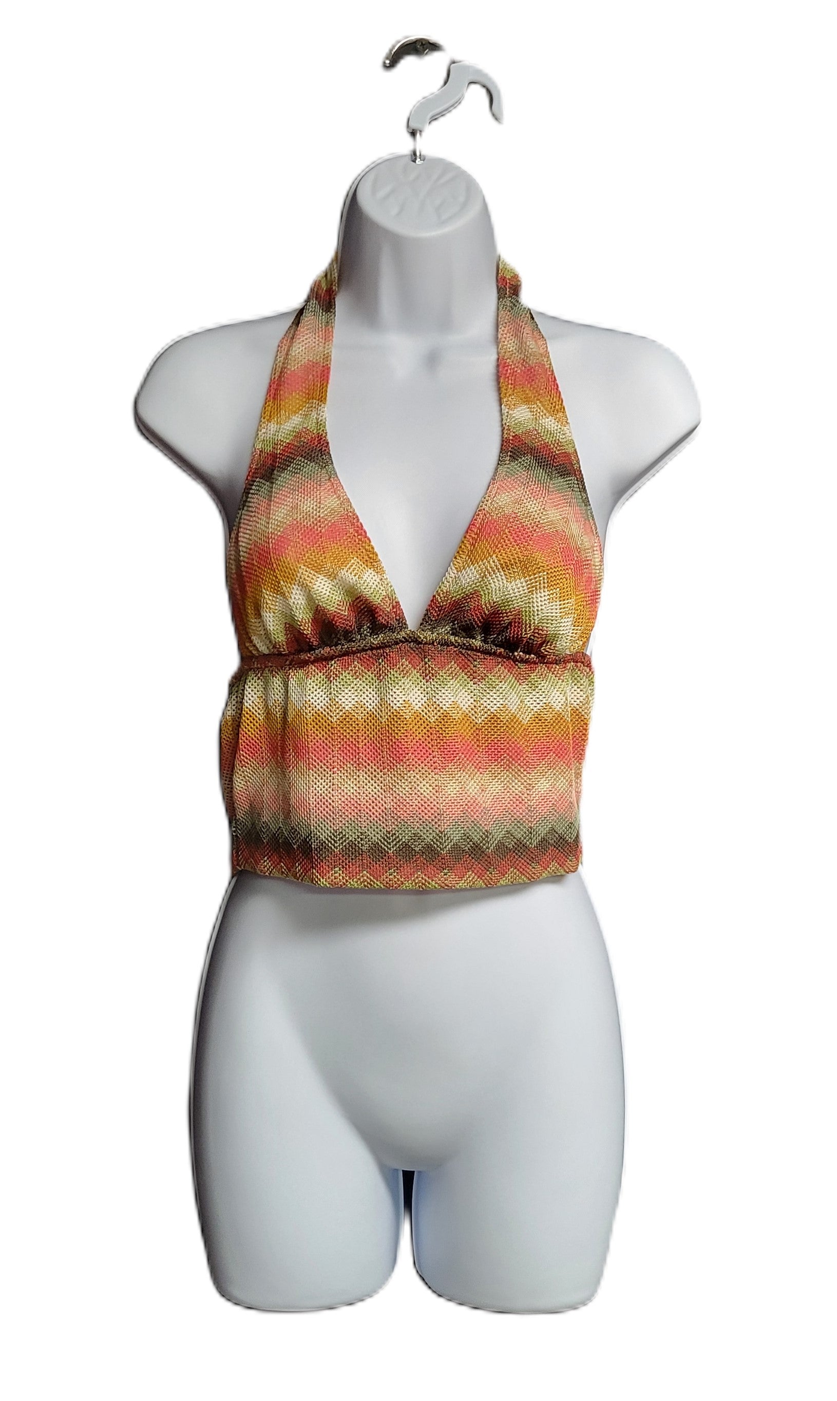 Only Hearts Sierra Halter Bralette Lined in Sunset Size Medium