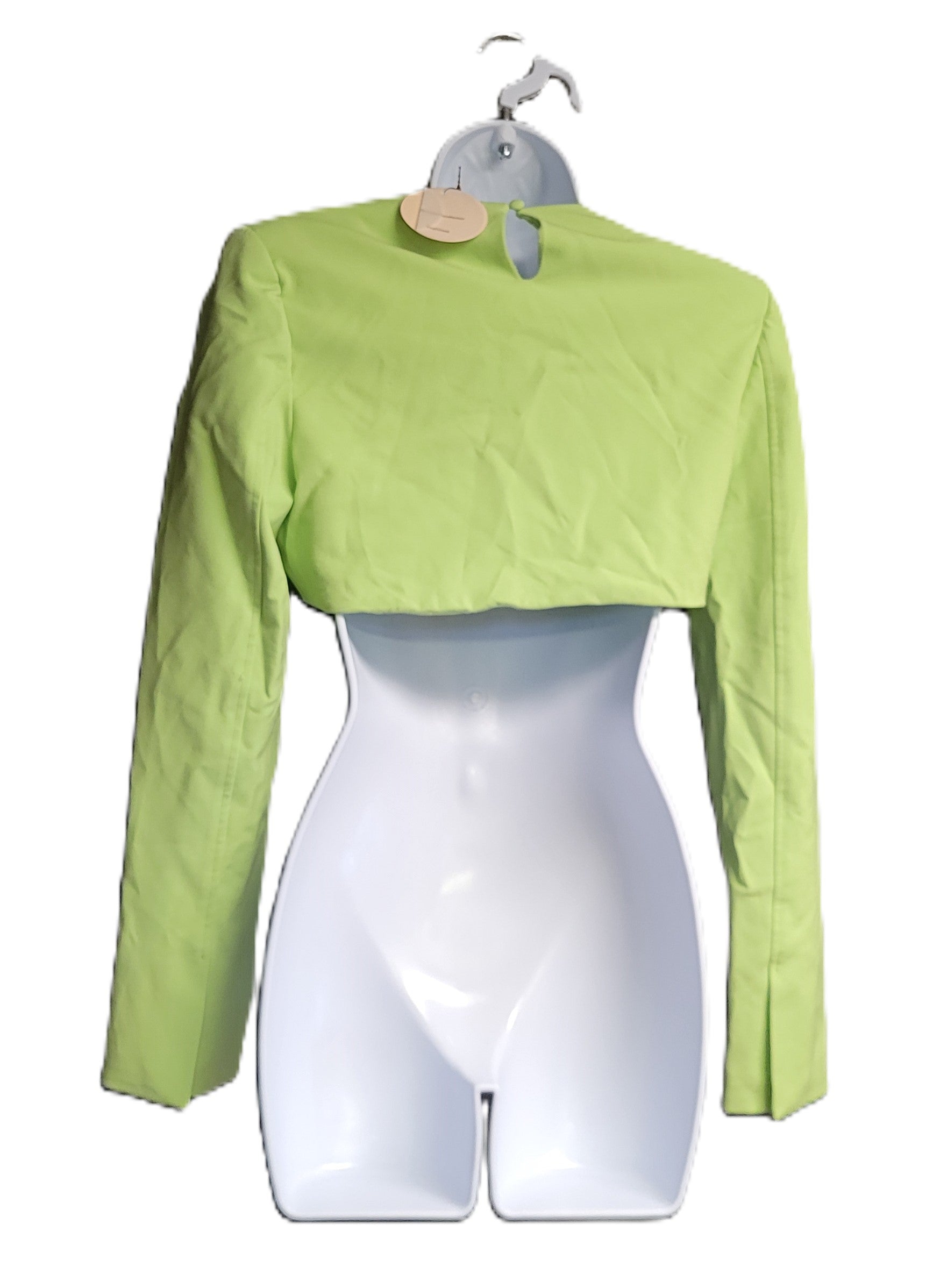 Camila Coelho Laken Crop Top in Celery Green Size Small