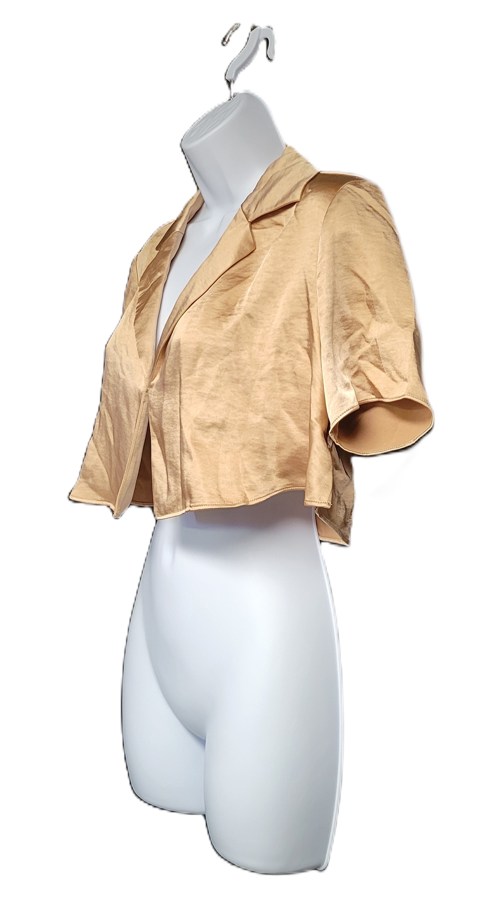 L'Academie Freja Top in Champagne Size Small