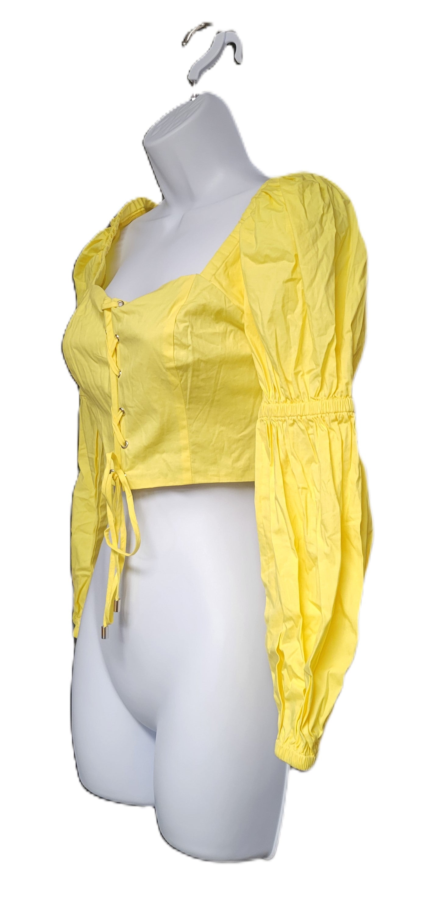 MAJORELLE Sienna Top in Baby Yellow Size Small