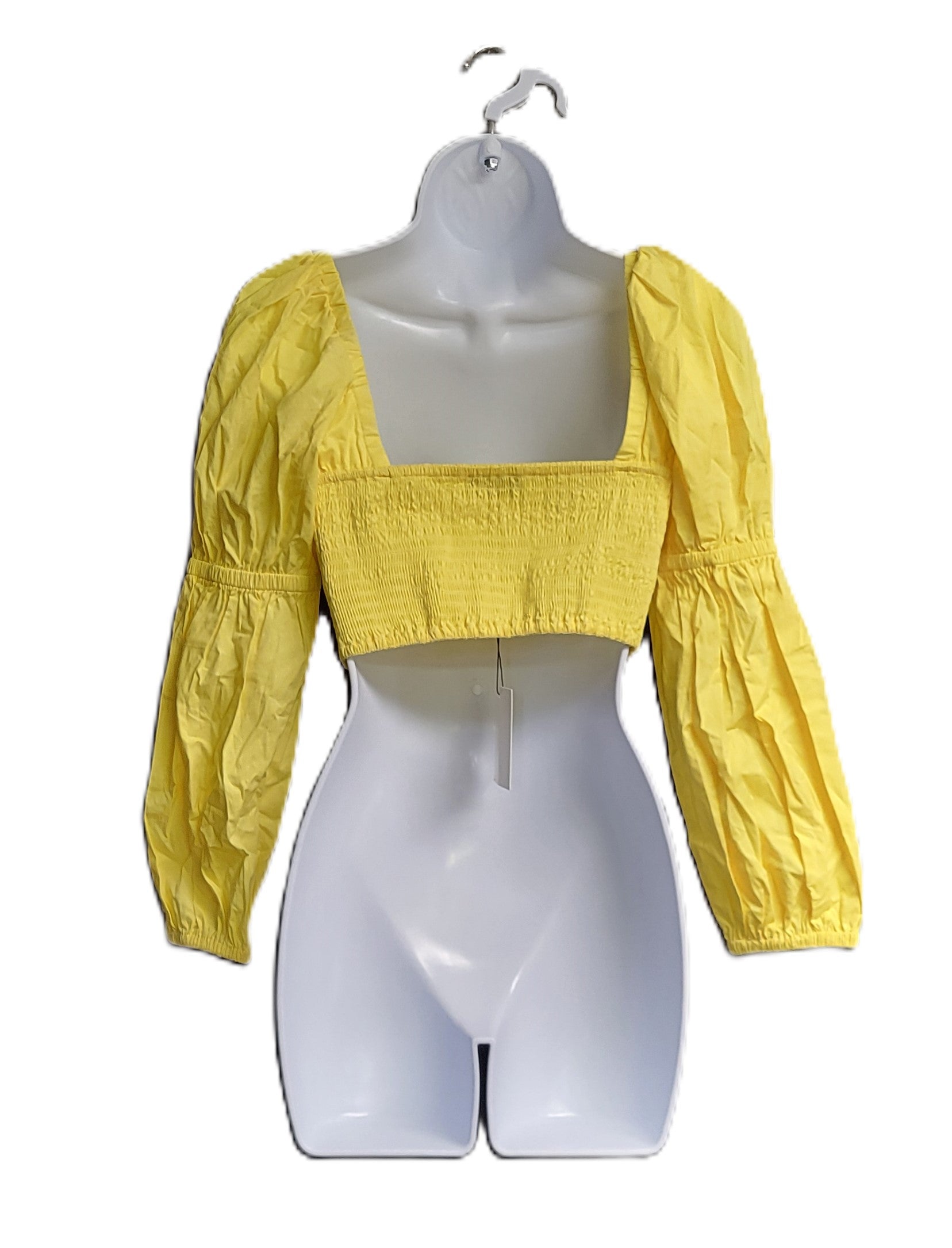 MAJORELLE Sienna Top in Baby Yellow Size Small