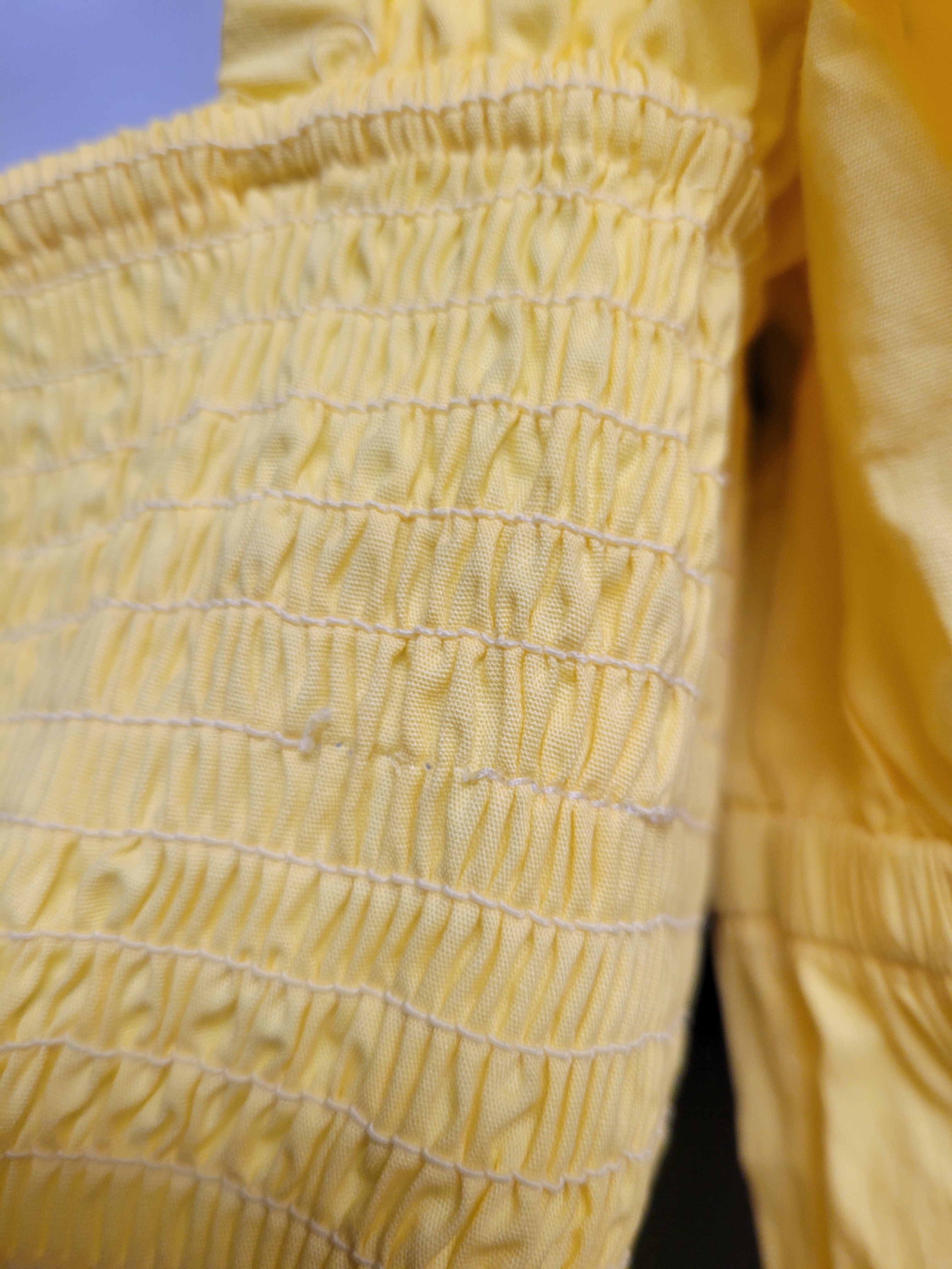 MAJORELLE Sienna Top in Baby Yellow Size Small