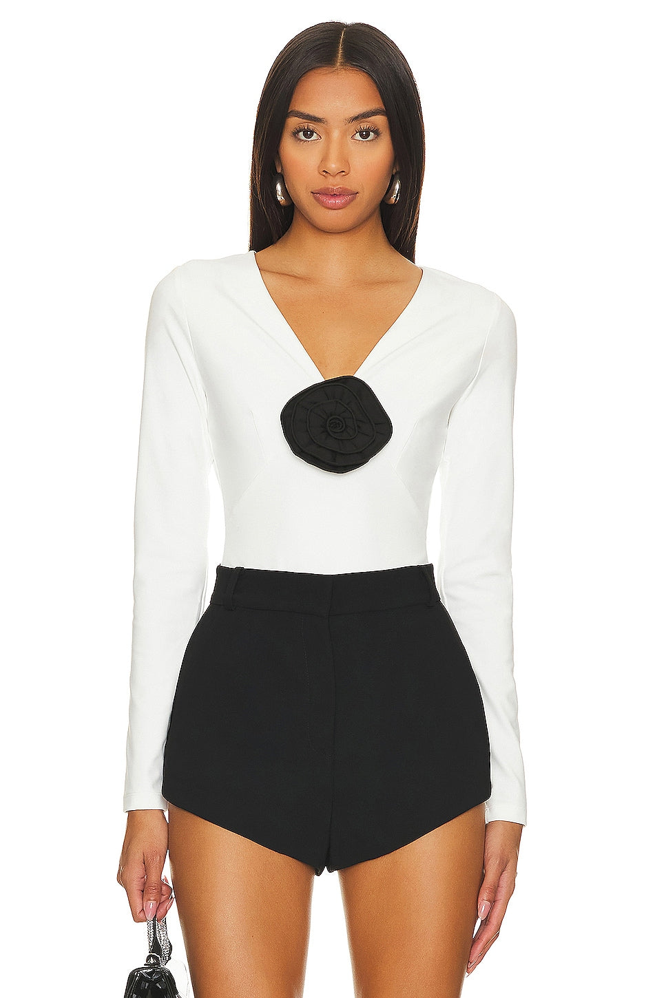 CAMI NYC Nohili Bodysuit in White Size Small