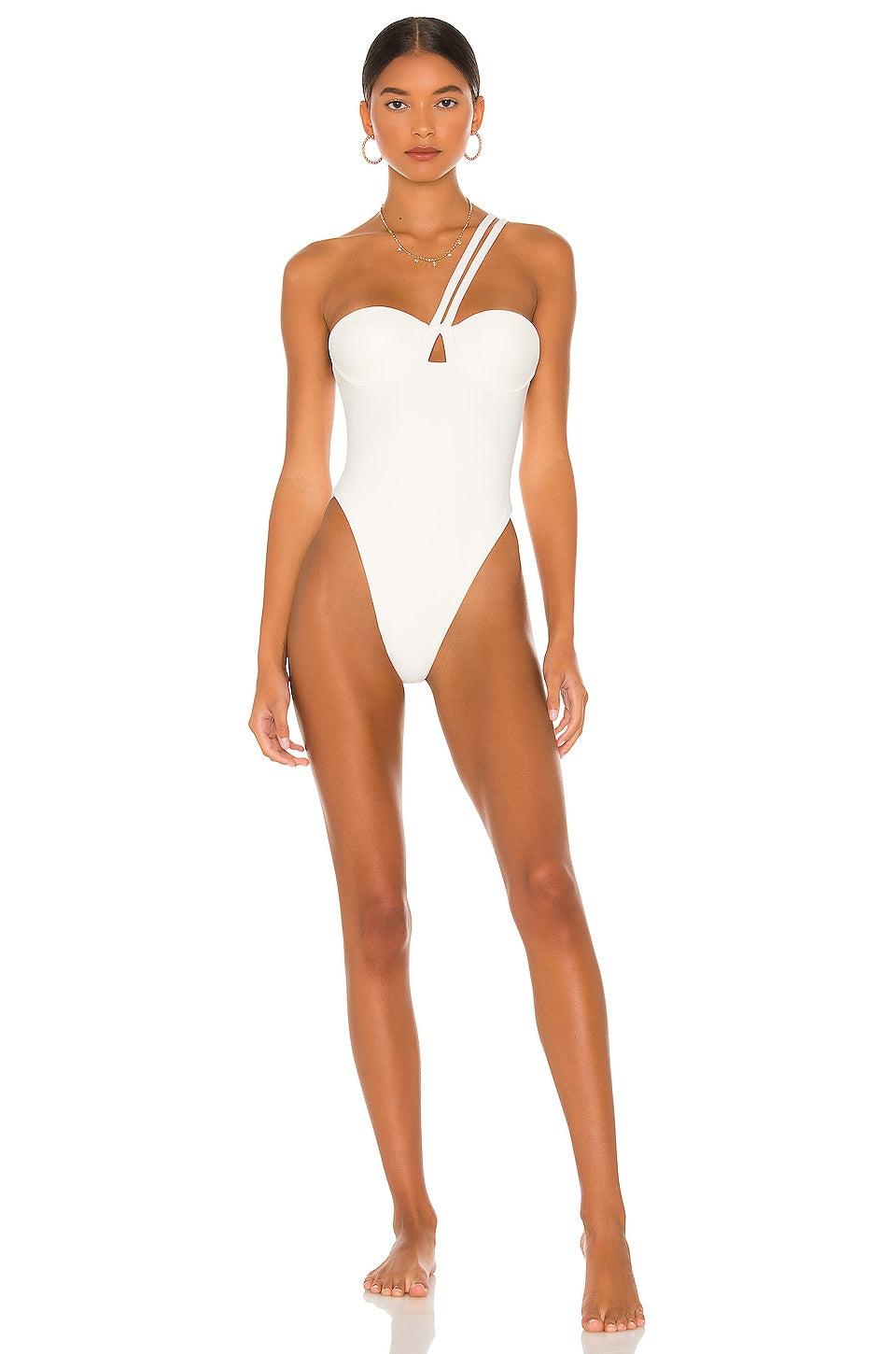 Camila Coelho Artika One Piece in Cream Size Small