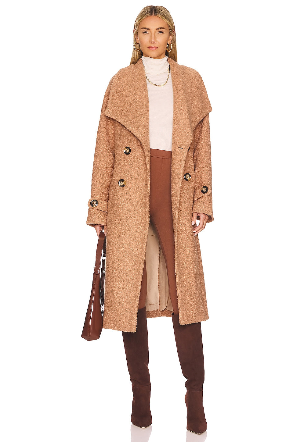 HEARTLOOM Catalina Coat in Camel