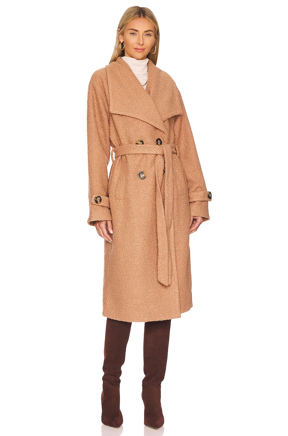 HEARTLOOM Catalina Coat in Camel