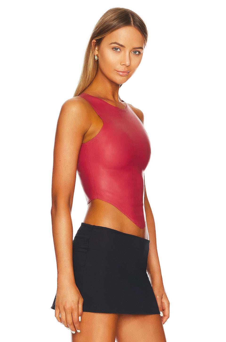 Miaou Jinx Top in Strawberry Size Small