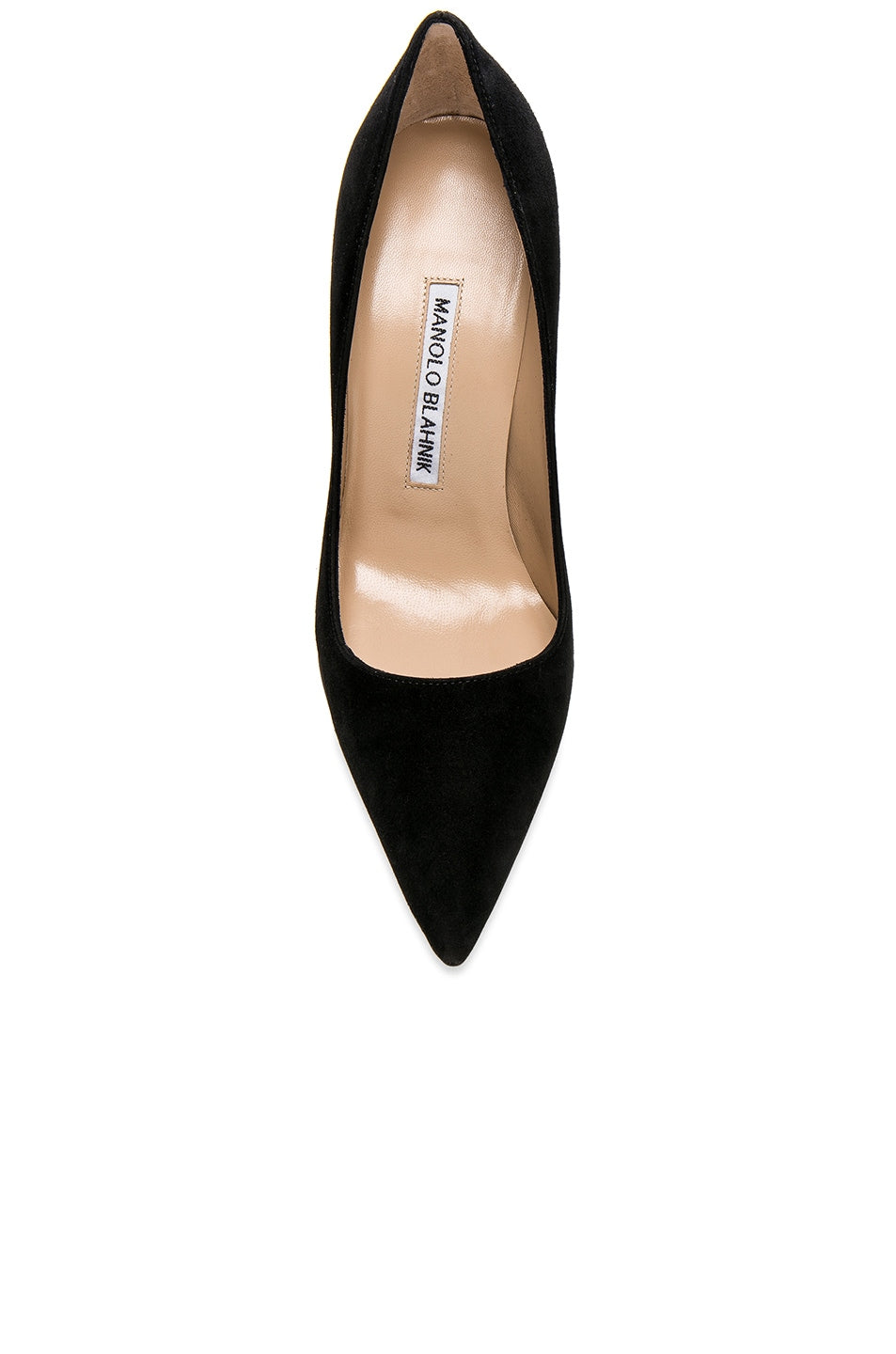 Manolo Blahnik BB 105 Suede Pumps in Black Suede WOMEN'S SIZE 40