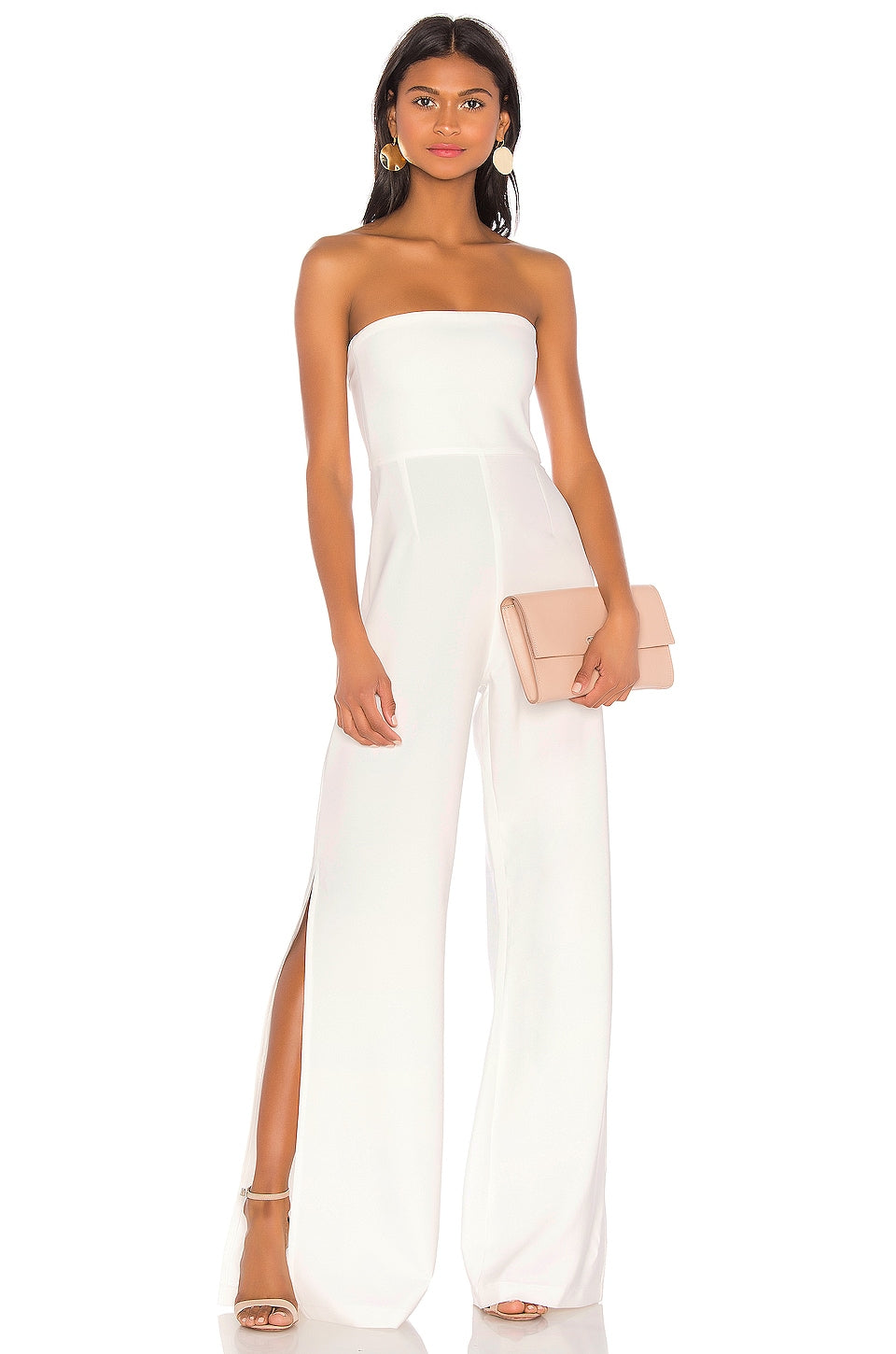 Nookie Glamour Jumpsuit in White