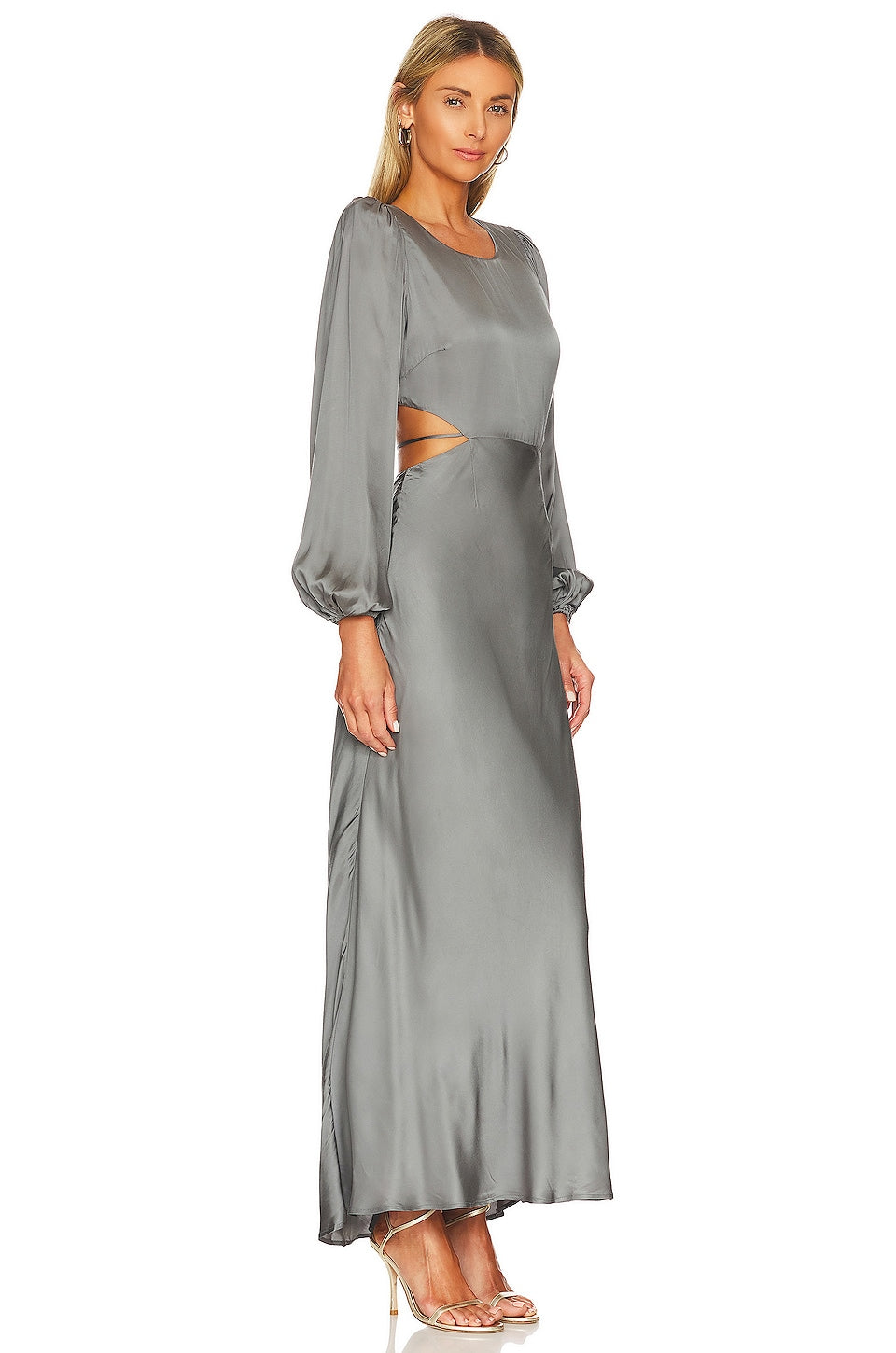 ASTR the Label Quinn Maxi Dress in Sage SIZE SMALL