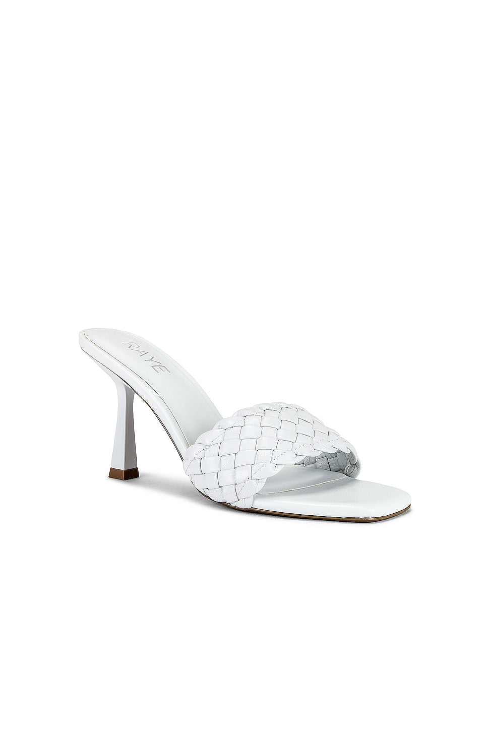 RAYE Ali Heel in White SIZE 8.5