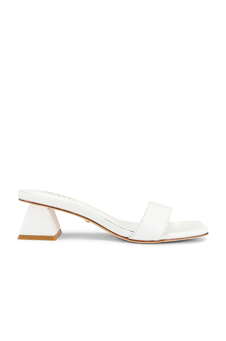 RAYE JULIE HEEL IN WHITE SIZE 6.5