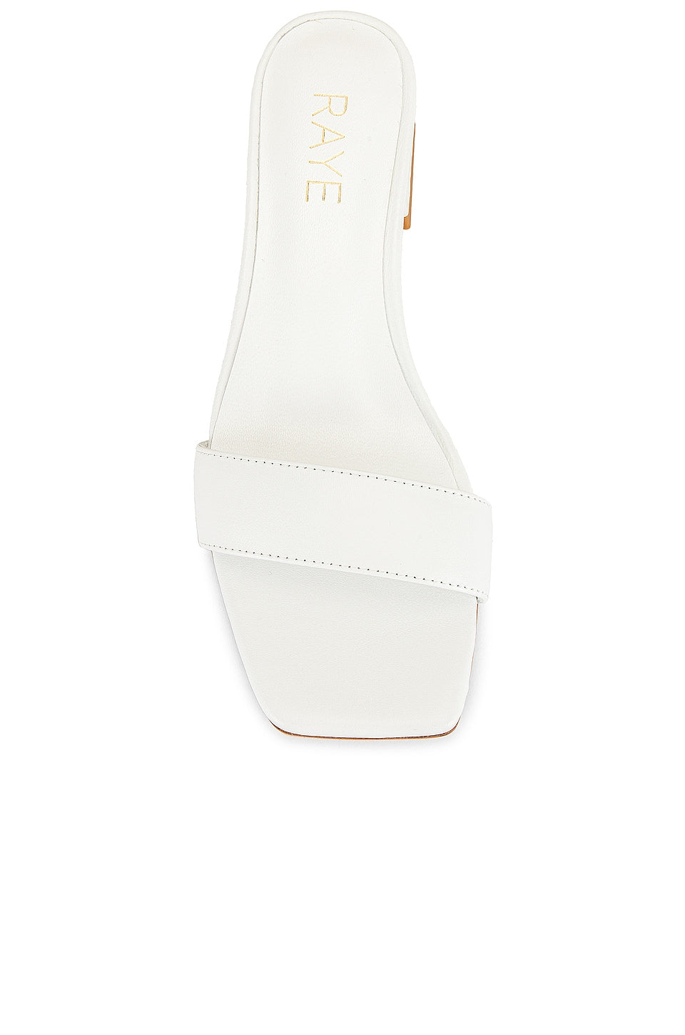 RAYE JULIE HEEL IN WHITE SIZE 6.5
