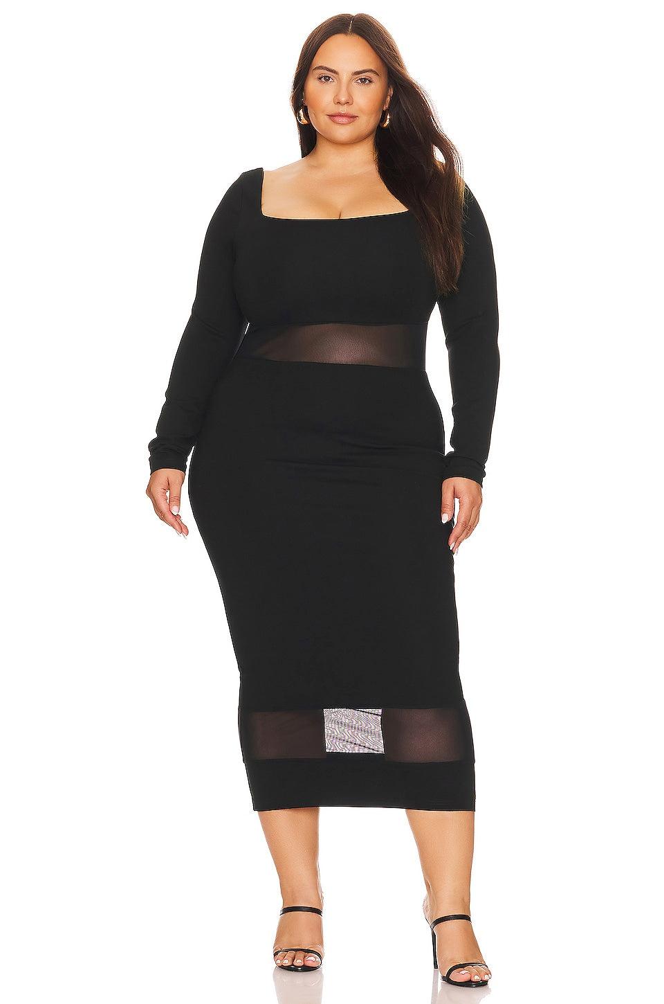 REMI x REVOLVE Jamie Midi Dress in Black SIZE 0X