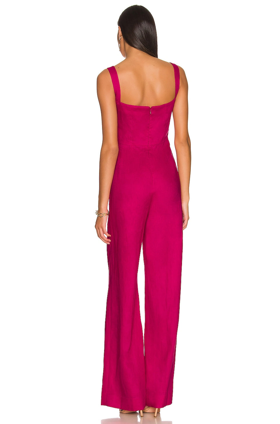 SALONI Rachel Jumpsuit in Bright Berry