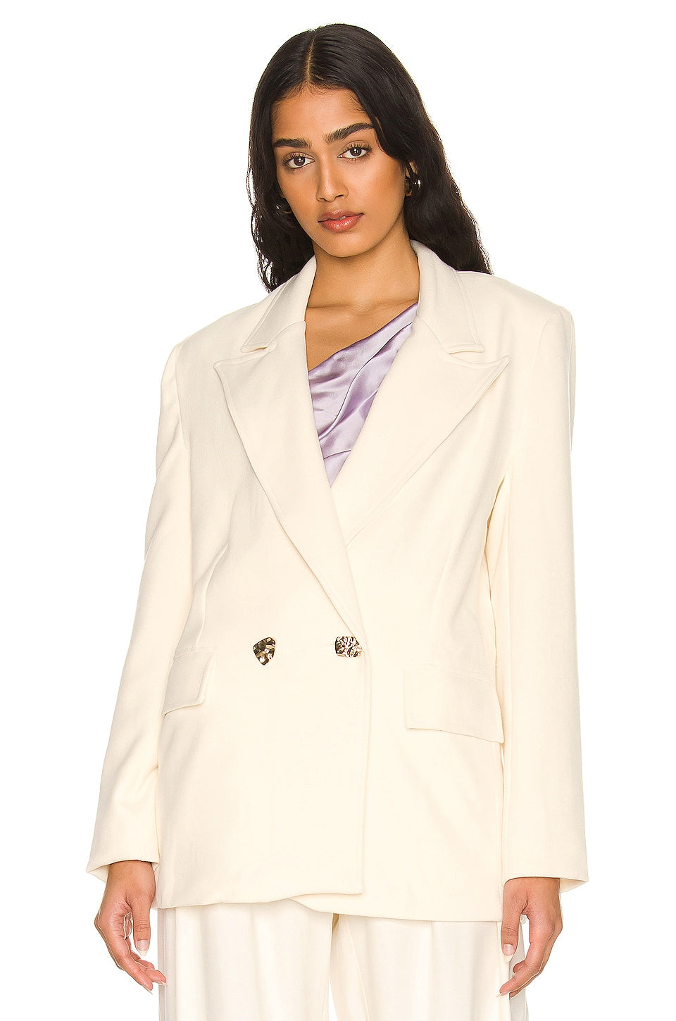 Sabina Musayev Oliver Jacket in Off White