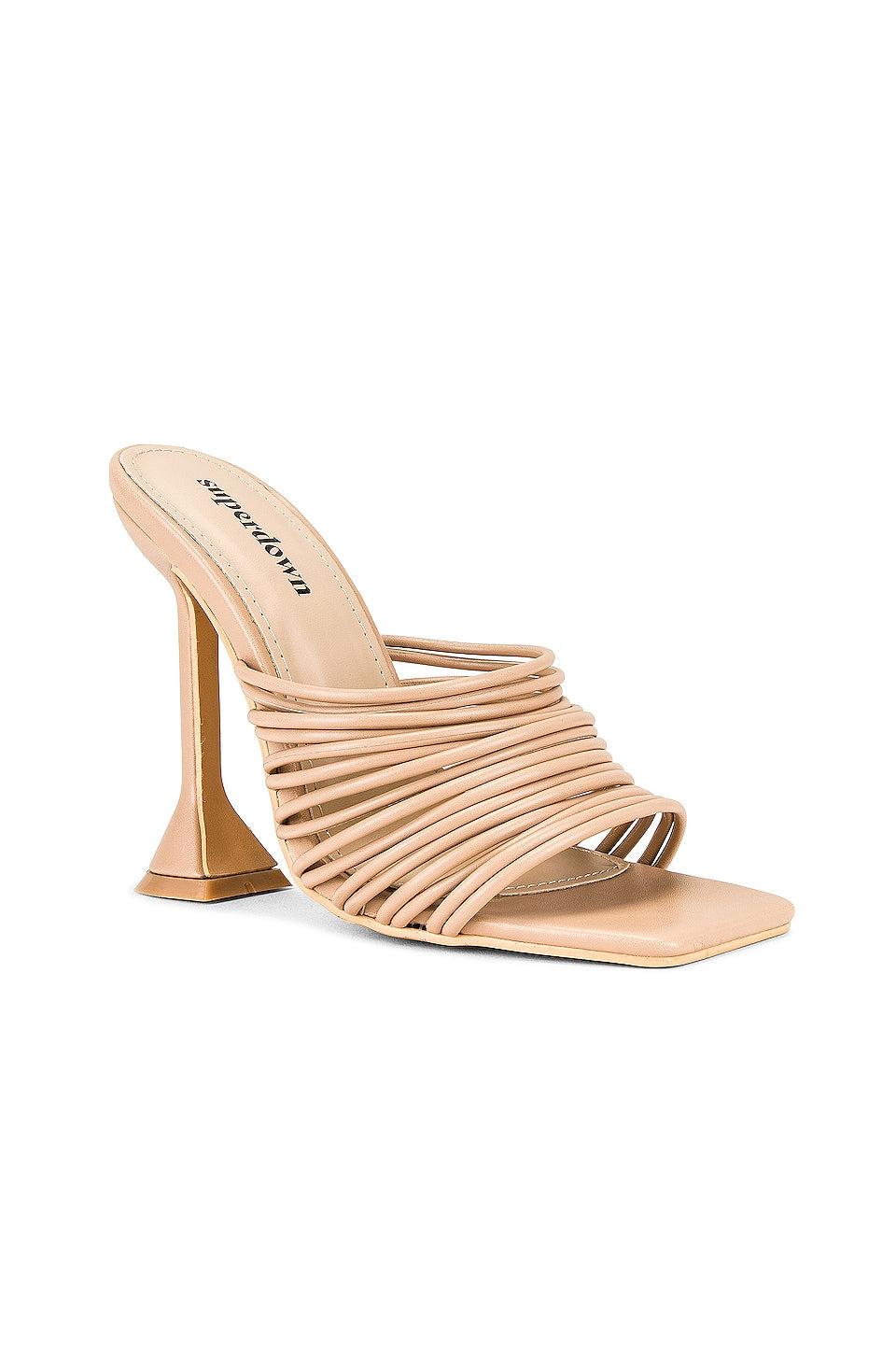 superdown Eva Heel in Tan SIZE 7