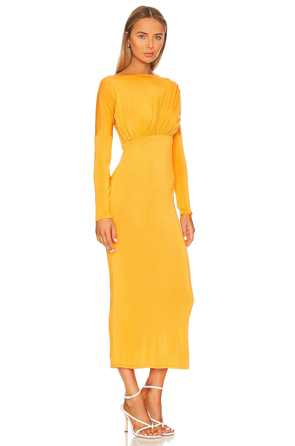 The Line by K Pascal Dress in Tangerine SIZE X-SMALL